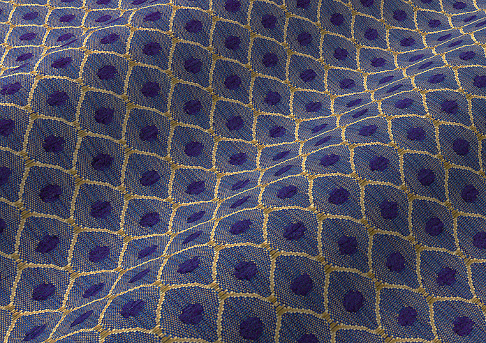 Sicily, Blue - Made to Measure Curtains - Image 4